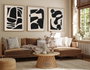 Wallity Huhu201 - Set de 3 Pinturas Decorativas en MDF de 35 x 50 cm